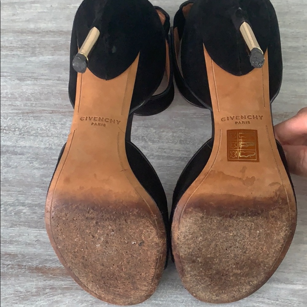 Givenchy Suede Shark Lock Heels - Picture 6 of 10